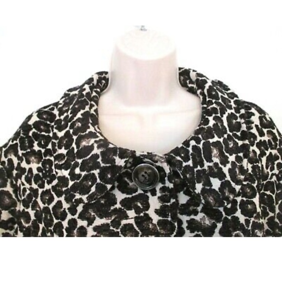 Neiman Marcus TOV HOLY long leopard heavy coat jacket size small gorgeous - Picture 2 of 6